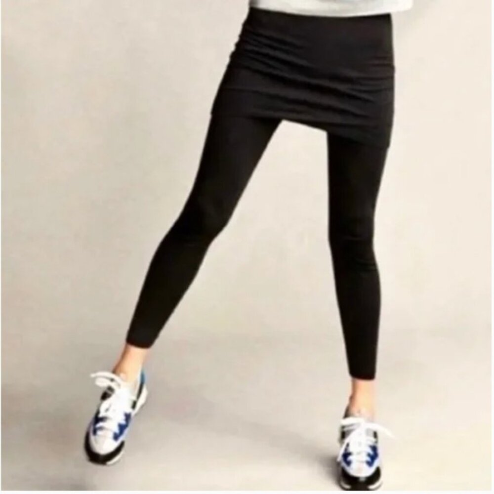 CAbi Black Leggings Skirt Combo